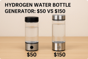 hydrogen water bottle generator $50 vs$150